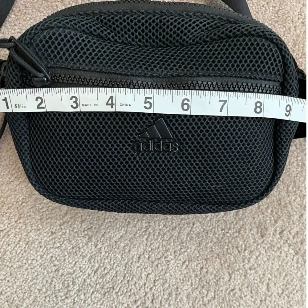Adidas Air-mesh Waist Pack Fanny Pack Belt Bag Crossbody Core Black